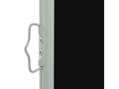 Zatahovací boční markýza / zástěna na terasu 80 x 300 cm černá