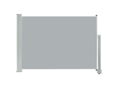 Zatahovací boční markýza / zástěna na terasu 80 x 300 cm šedá
