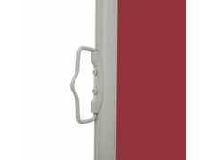 Zatahovací boční markýza/zástěna na terasu 100 x 500 cm červená