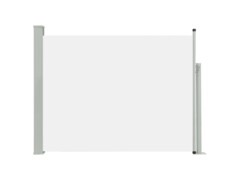 Zatahovací boční markýza/zástěna na terasu 140 x 500 cm krémová