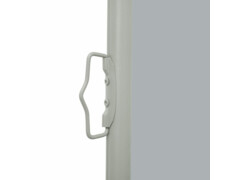 Zatahovací boční markýza/zástěna na terasu 140 x 500 cm šedá