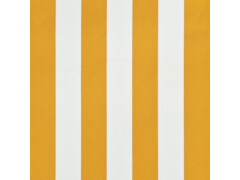 Zatahovací markýza 100 x 150 cm žluto-bílá