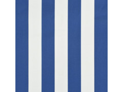 Zatahovací markýza 150 x 150 cm modro-bílá