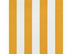 Zatahovací markýza žluto-bílá 300 x 150 cm