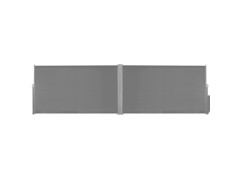 Zatahovací postranní markýza / zástěna, 180x600 cm, šedá