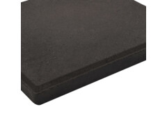 Závaží pro slunečník 4 ks černá betonová čtvercová 48 kg
