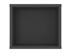 Závěsná TV skříňka šedá 100 x 30 x 26,5 cm dřevotříska