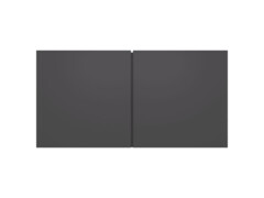 Závěsná TV skříňka šedá 60 x 30 x 30 cm