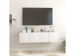 Závěsné TV skříňky 2 ks bílé 60 x 30 x 30 cm