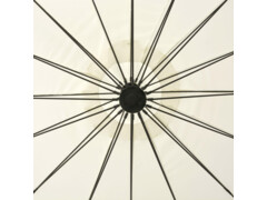 Závěsný slunečník bílý 3 m hliníková tyč