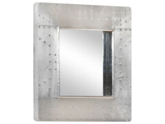 Zrcadlo s kovovým rámem Aviator 50 x 50 cm kov