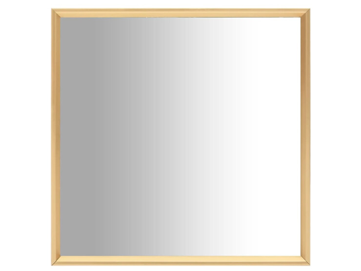Zrcadlo zlaté 70 x 70 cm