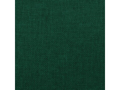 Zvedací polohovací křeslo tmavě zelené textil