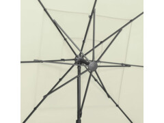 4stupňový slunečník s hliníkovou tyčí pískový 250 x 250 cm