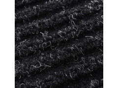 Černá PVC rohožka 120 x 180 cm 