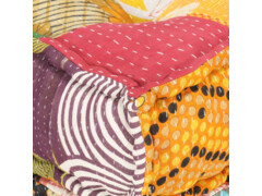  Modulární pouf patchwork textil