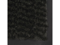  Protiprachové obdélníkové rohožky 2ks všívané 90x150 cm černé