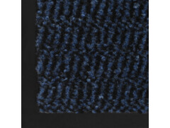  Protiprachové obdélníkové rohožky 2ks všívané 90 x 150 cm modré
