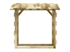  Pergola se střechou 100 x 90 x 100 cm impregnované borové dřevo