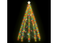  Světelná síť na vánoční stromek s 250 LED barevná 250 cm