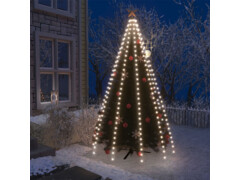  Světelná síť na vánoční stromek se 300 LED studená bílá 300 cm