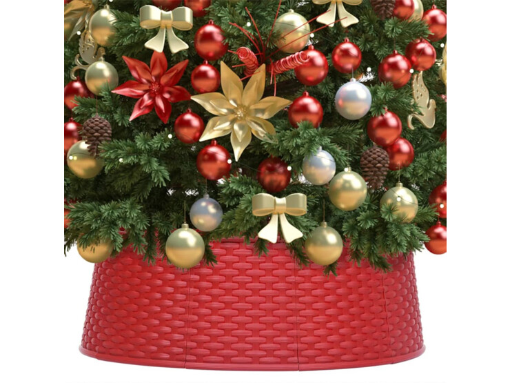 Podložka pod vánoční stromek červená Ø 54 x 19,5 cm