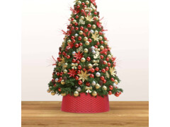  Podložka pod vánoční stromek červená Ø 54 x 19,5 cm