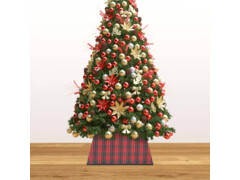  Podložka pod vánoční stromek červená a černá 48 x 48 x 25 cm