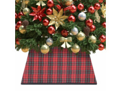  Podložka pod vánoční stromek červená a černá 48 x 48 x 25 cm