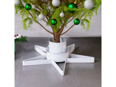  Stojan na vánoční stromek bílý 47 x 47 x 13,5 cm