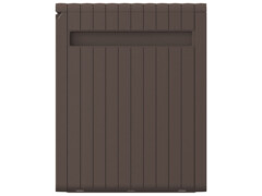  Úložný box na podušky hnědý 117 x 45,5 x 57,5 cm 270 l
