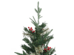  Vánoční stromek se šiškami zelený 150 cm PVC a PE