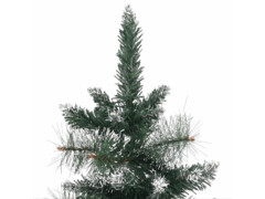  Umělý vánoční stromek se stojanem zelenobílý 60 cm PVC