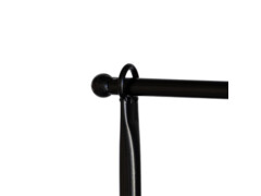 Esschert Design Dekorativní stolní tyč se svorkami černá