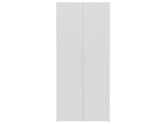  Botník bílý a dub sonoma 80 x 35,5 x 180 cm dřevotříska