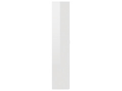  Botník bílý s vysokým leskem 80 x 35,5 x 180 cm dřevotříska