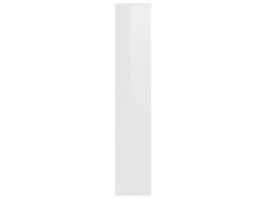  Botník bílý s vysokým leskem 54 x 34 x 183 cm dřevotříska