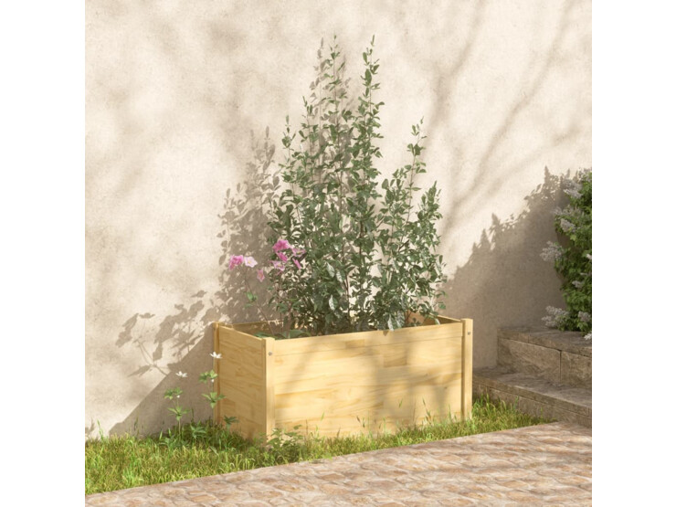  Zahradní truhlík 100 x 50 x 50 cm masivní borovice