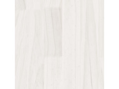  Zahradní truhlík bílý 100 x 50 x 50 cm masivní borovice