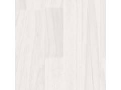  Zahradní truhlík bílý 110 x 31 x 70 cm masivní borové dřevo