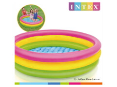 Intex Nafukovací bazén 3 kruhy 147 x 33 cm
