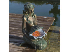 Ubbink Vodní dekorace mořská panna OSLO bronzová a měděná 