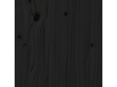  Kompostér černý 80 x 80 x 78 cm masivní borové dřevo
