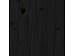  Stojan na dřevo Černá 33,5 x 30 x 110 cm masivní borovice