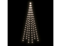 Vánoční stromek na stožár 108 studených bílých LED diod 180 cm