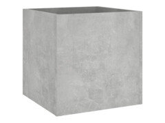  Truhlík betonově šedý 40 x 40 x 40 cm kompozitní dřevo