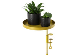 Esschert Design Stojan na rostliny se svorkou kulatý zlatý L