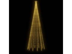  Vánoční strom s hrotem 732 teple bílých LED diod 500 cm
