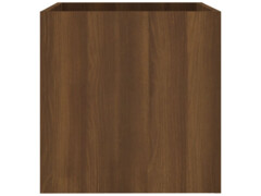  Truhlík hnědý dub 40 x 40 x 40 cm kompozitní dřevo