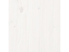  Truhlík bílý 78 x 78 x 27 cm masivní borové dřevo